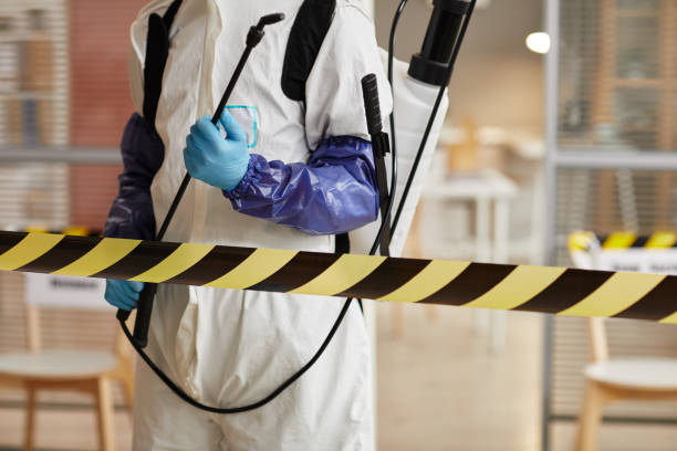 Professional Biohazard Cleanup technician working in Uncasville, CT